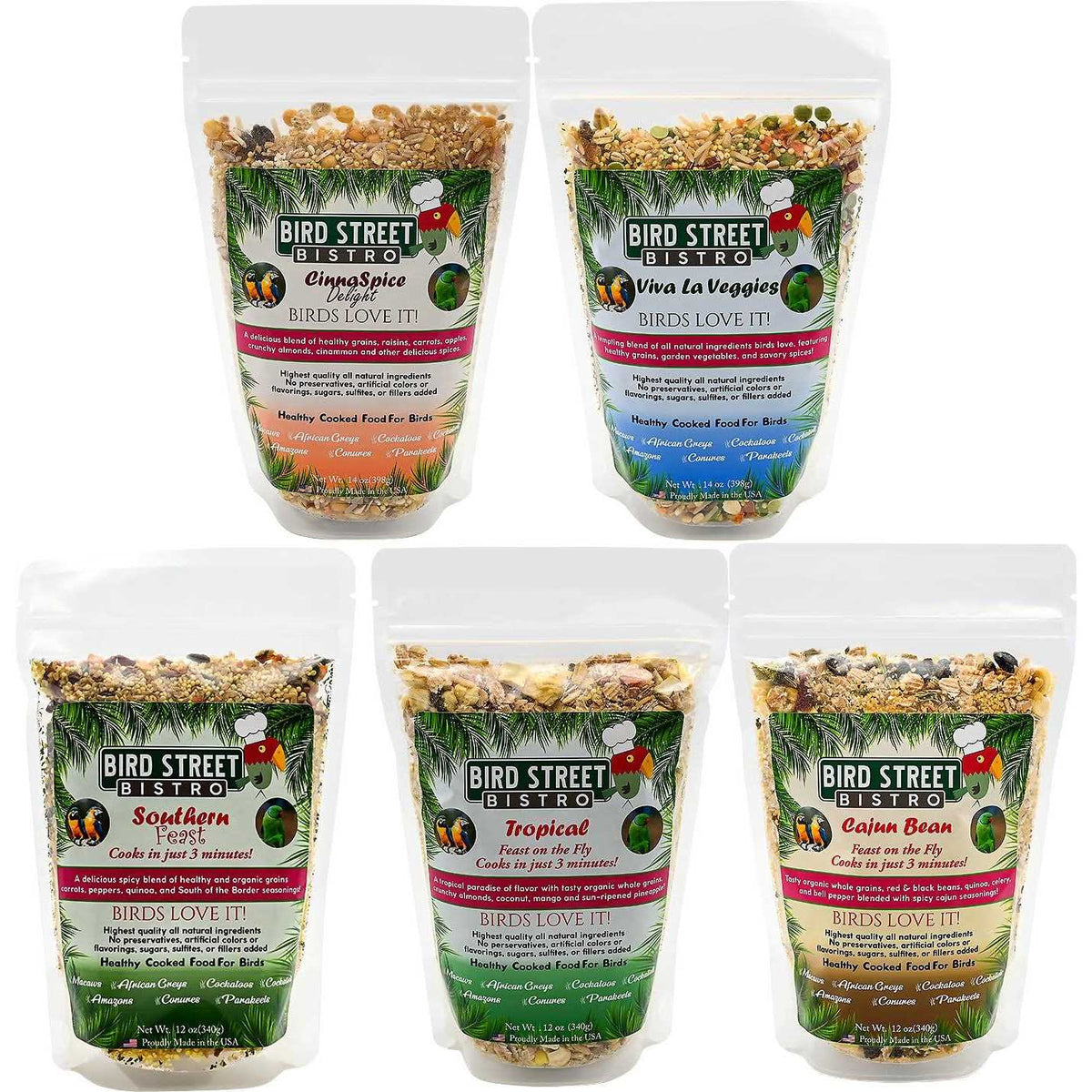 Parrot Food Sample Pack L40797