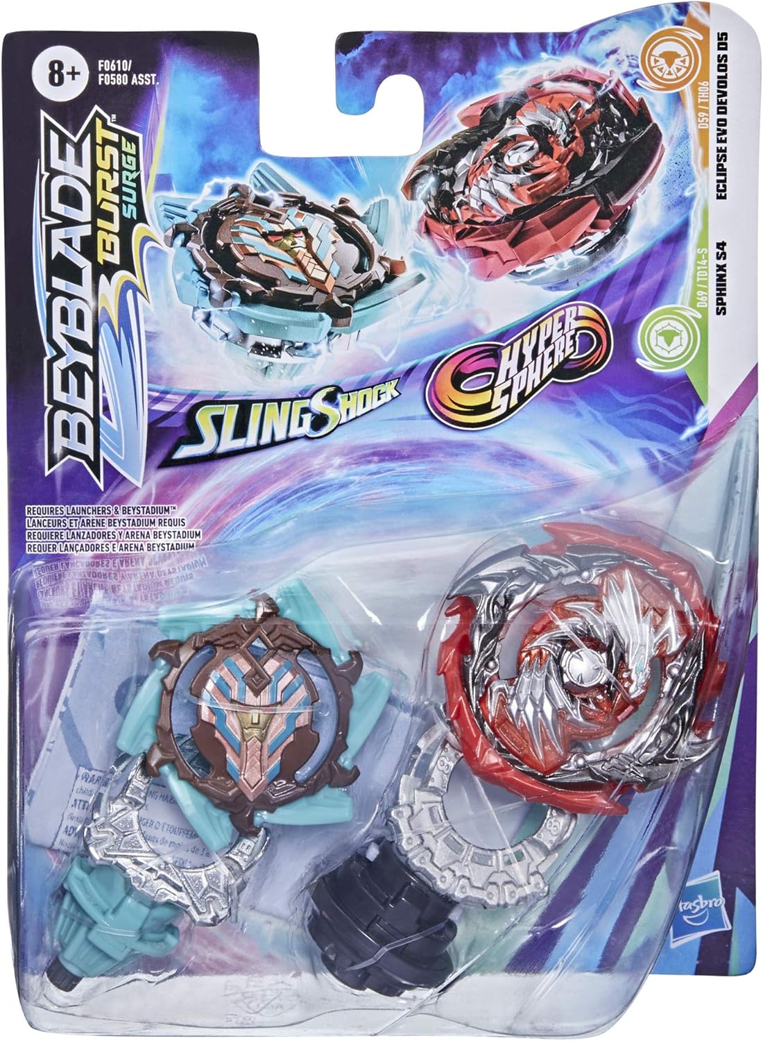 Dual Collection Pack Spinning Tops Battle Game Toys V4643
