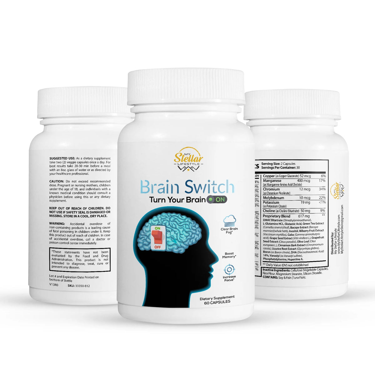 60 Capsules Brain Switch M485568