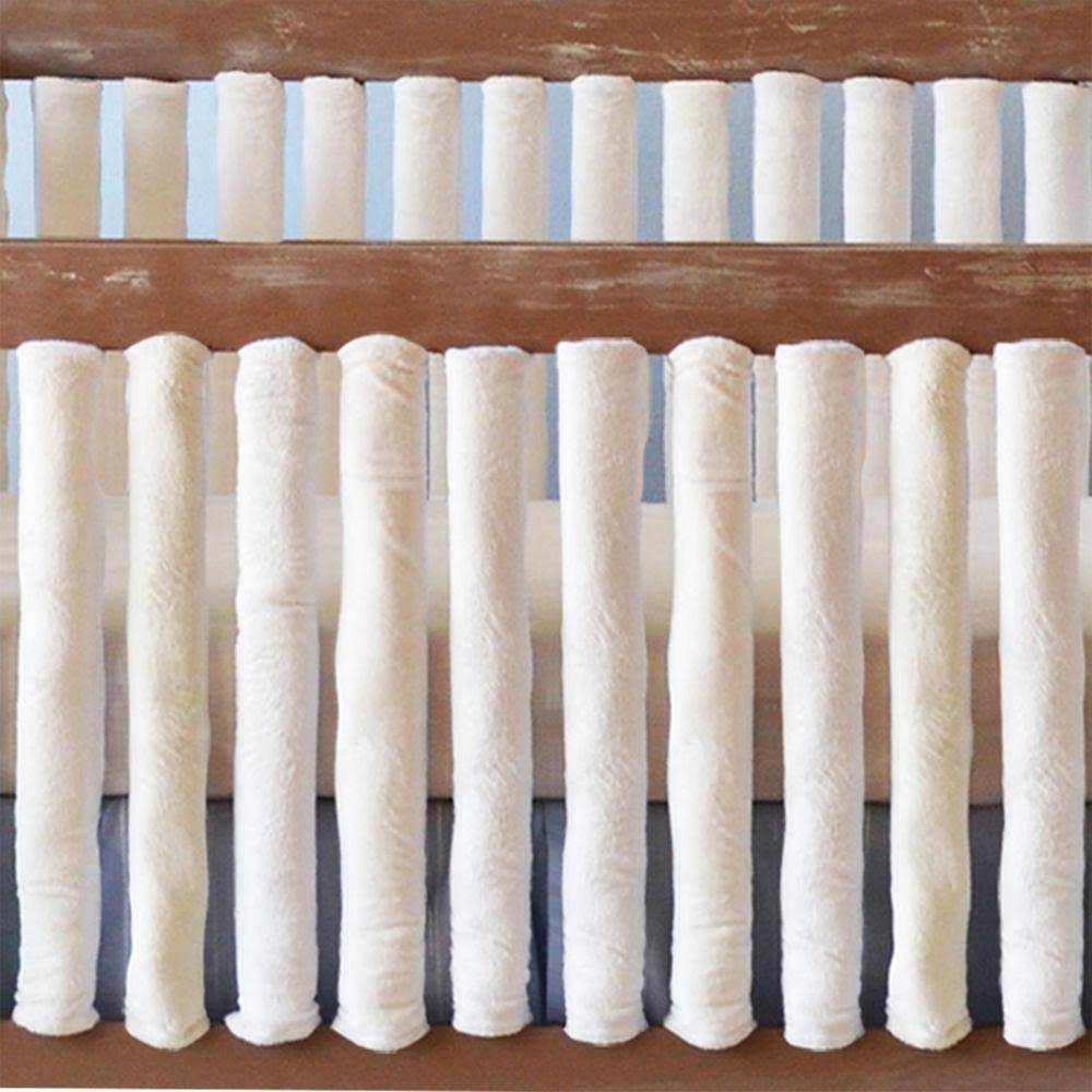 24 Piece Cream Minky Crib Liners W218817