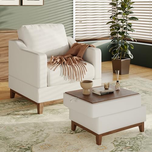 118" U-Shaped 4-Seat Modular Sectional Sofa with 2 Ottomans D8938