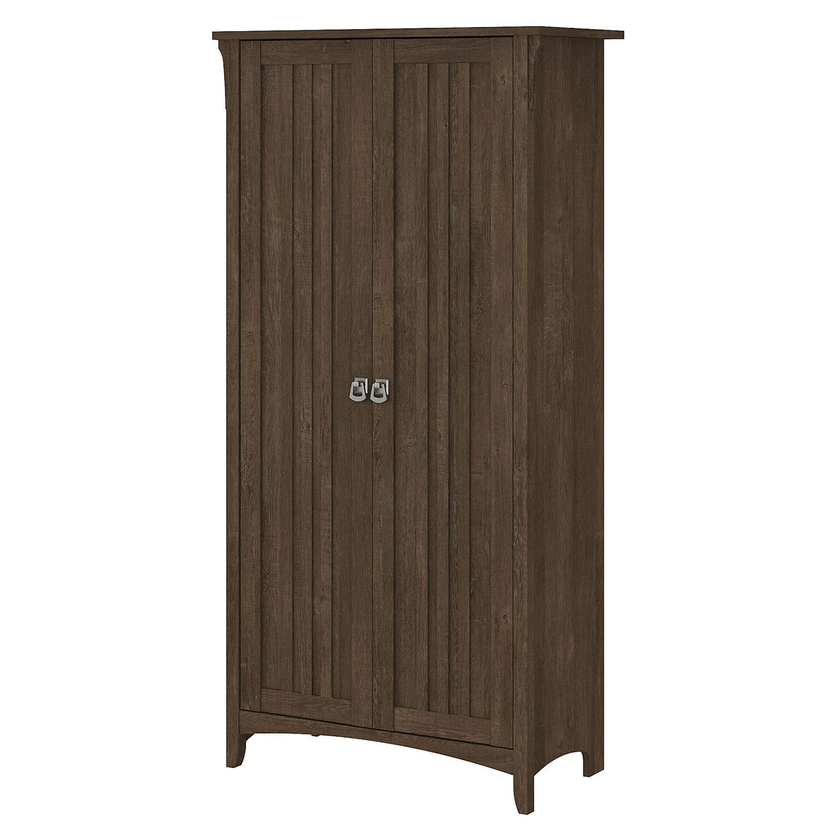 Brown Bathroom Storage Cabinet with Doors L906