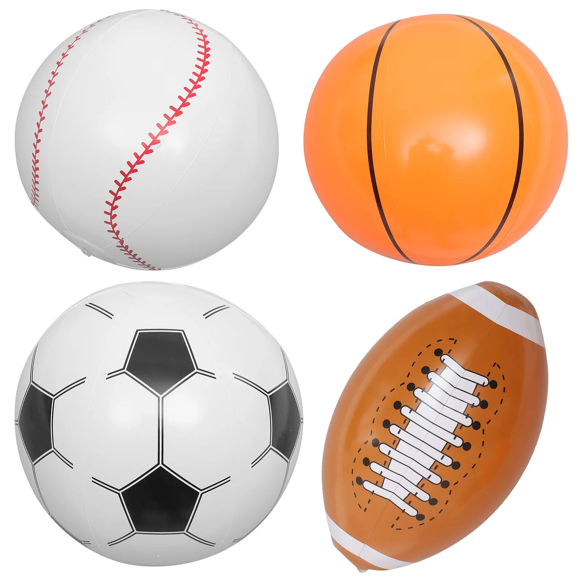 Inflatable Beach Ball Set of 4 K22334
