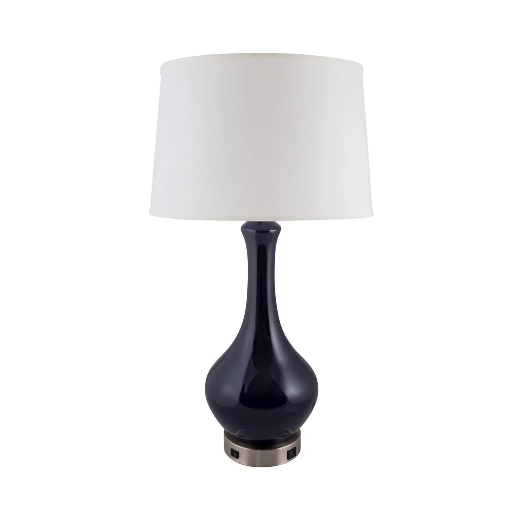 Ceramic Lamp with USB Base M99185
