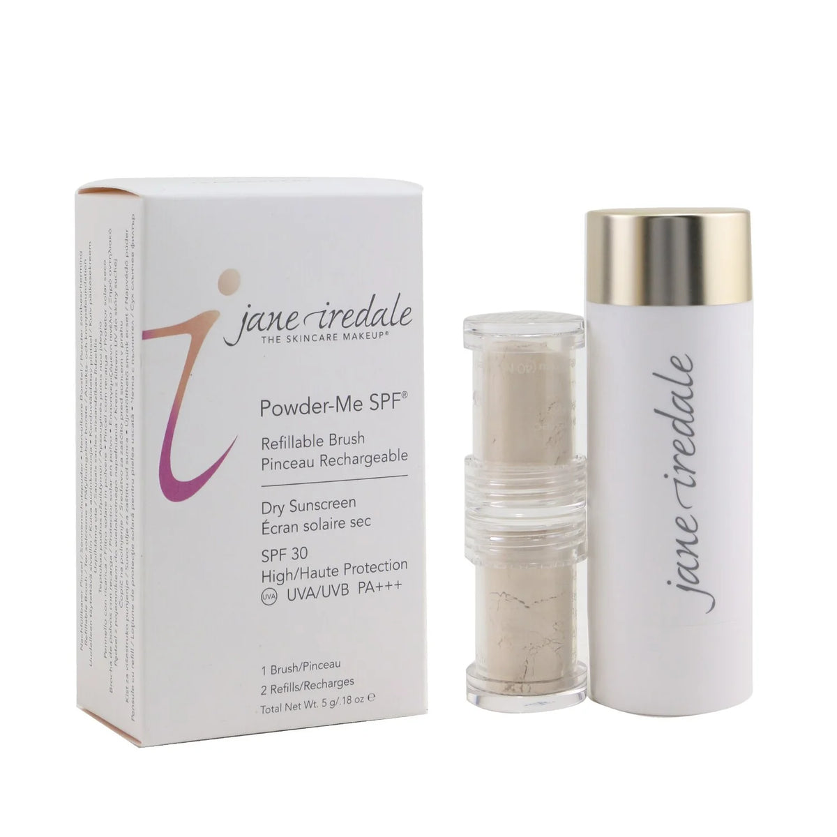 Translucent Refillable Brush with 2 Refills K21765