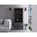 Black Wengue Bar Cabinet L382667