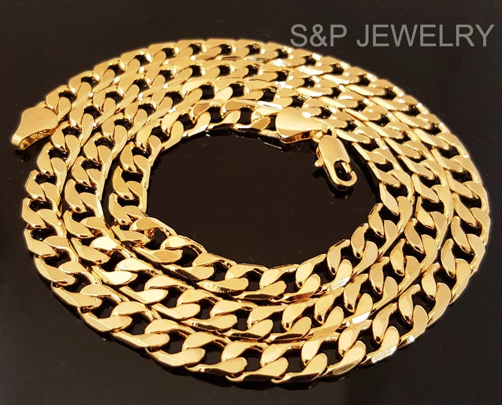8mm 24" Miami Cuban Chain Necklace E53960