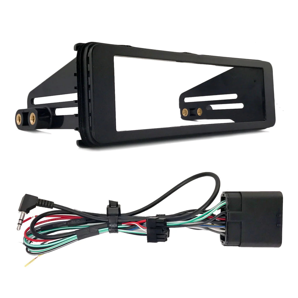 Single DIN AM/FM CD Receiver with 6.5 Marine Speakers and Install Kit L669370