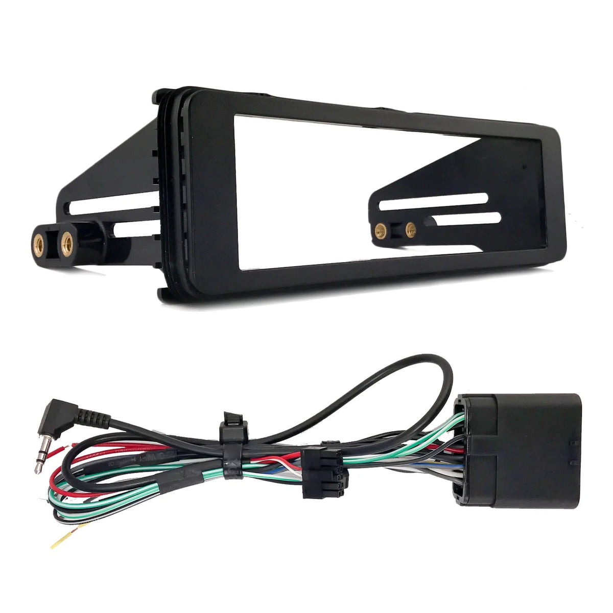 Single DIN AM/FM CD Receiver with 6.5 Marine Speakers and Install Kit L669370
