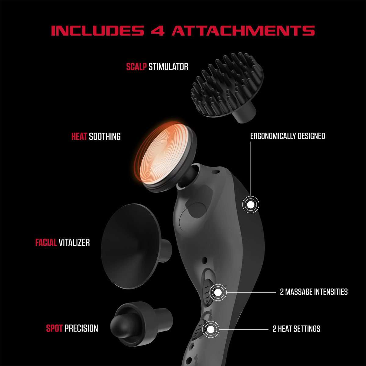 Handheld Heat Therapy Neck and Back Massager G255973