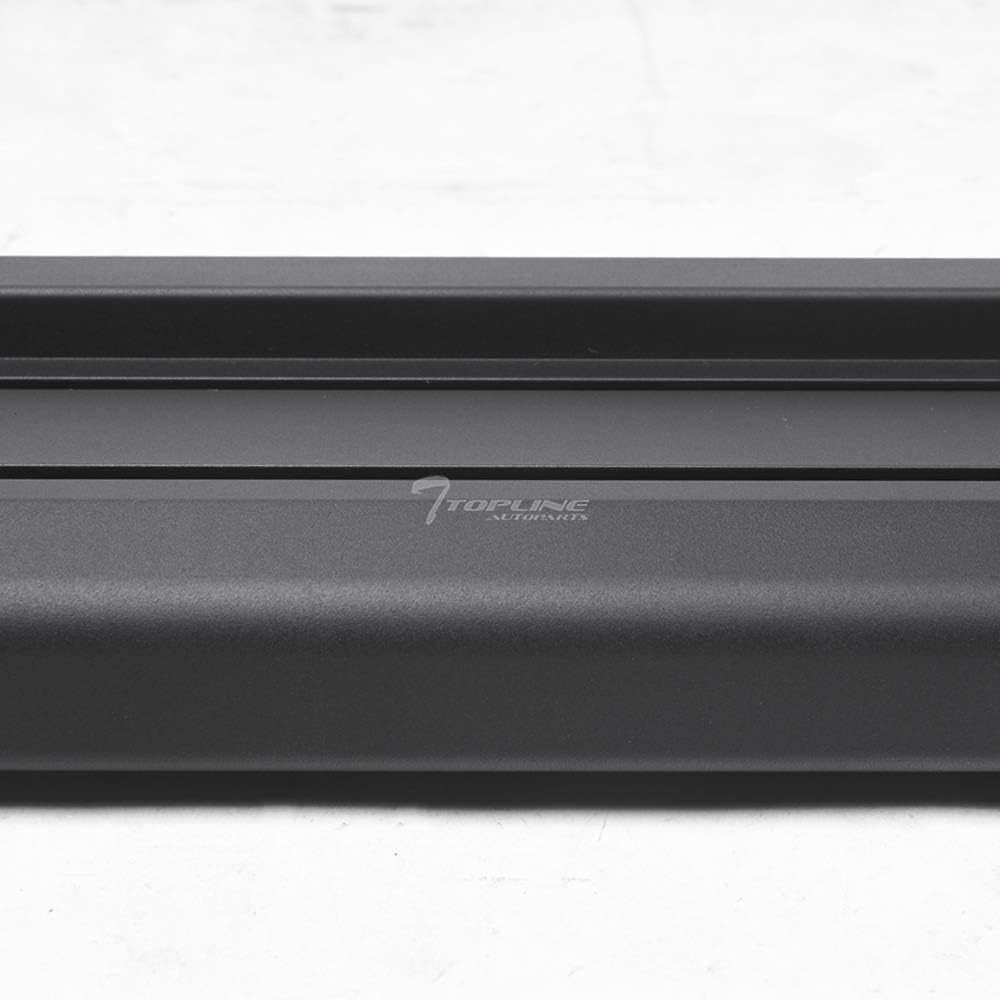 Matte Black Aluminum Side Step Rail Running Boards G398010