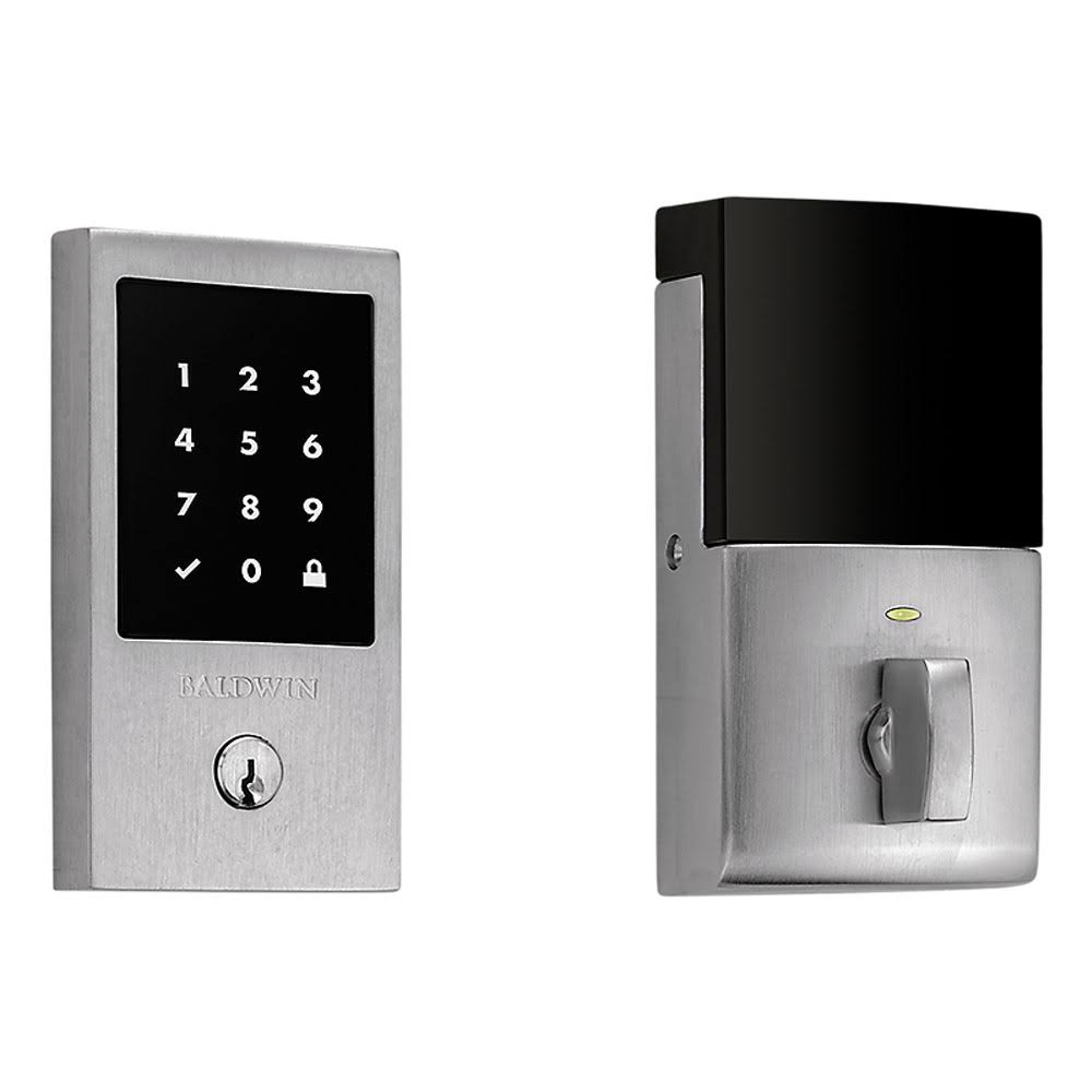Satin Chrome Electronic Deadbolt H245383