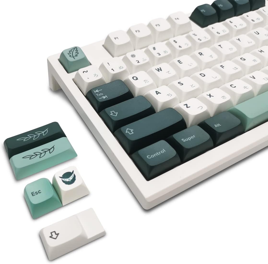 147 Keys PBT Botanical Keycaps for Mechanical Keyboard M30374