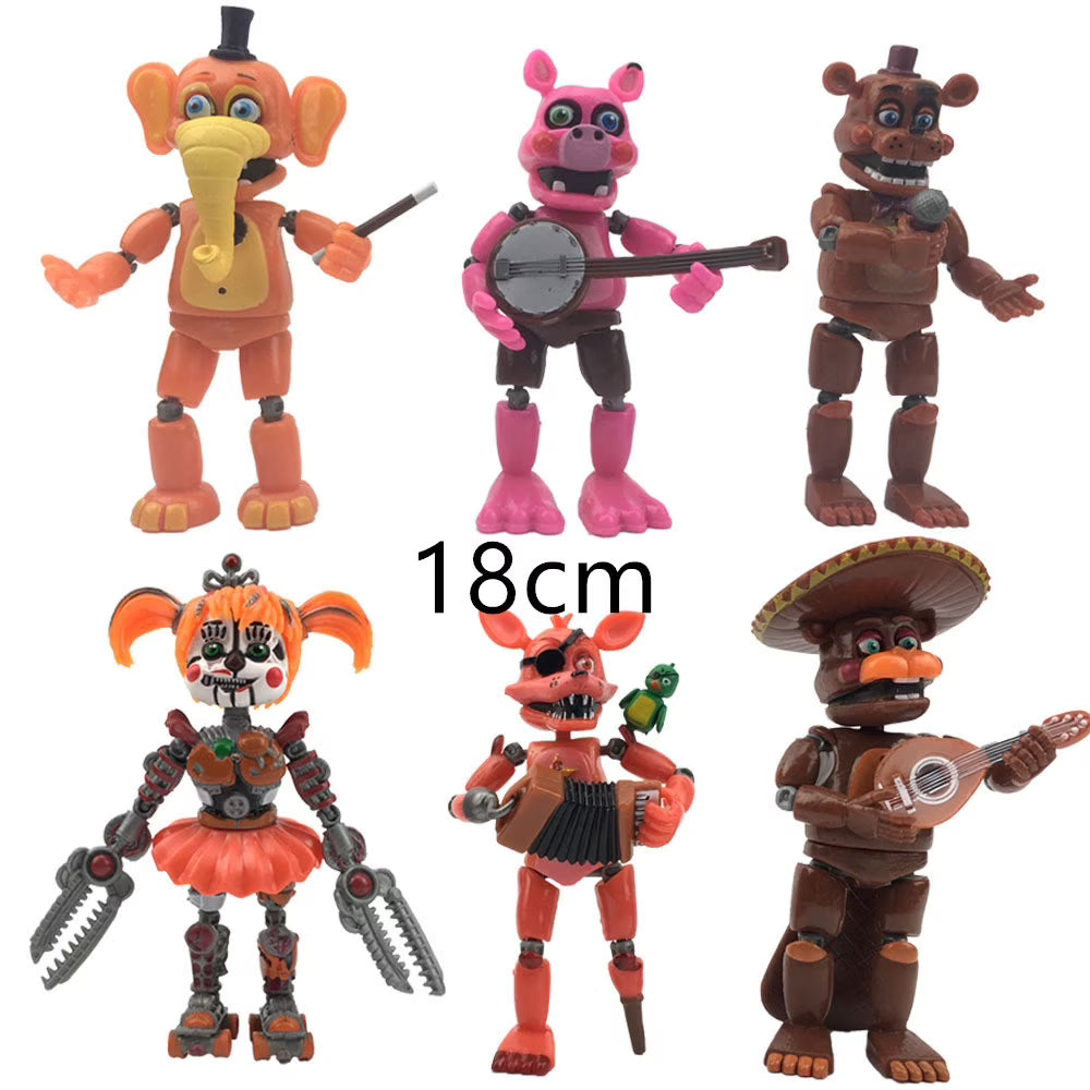 6Pcs FNAF Action Figures V178