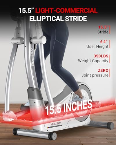 Magnetic Elliptical Exercise Machine with 16-Level Resistance Control Q156