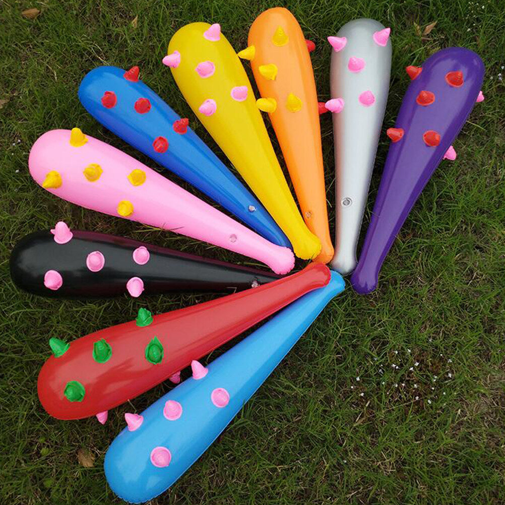8pcs 55cm Inflatable Mace Clapper Hammers Toys (Mixed Color) P223453