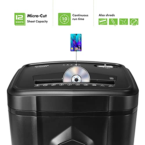 120-Sheet Auto Feed Micro-Cut Paper Shredder (Black) K727