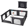 Black Breathable Mesh Foldable Baby Playpen 79x71 X128710