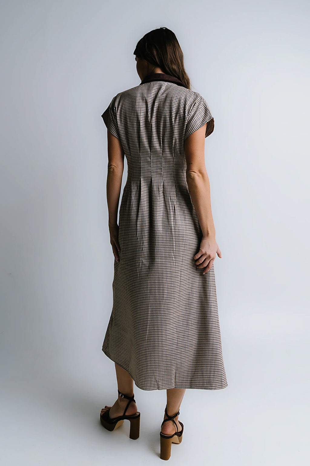 Houndstooth Maxi Dress K552