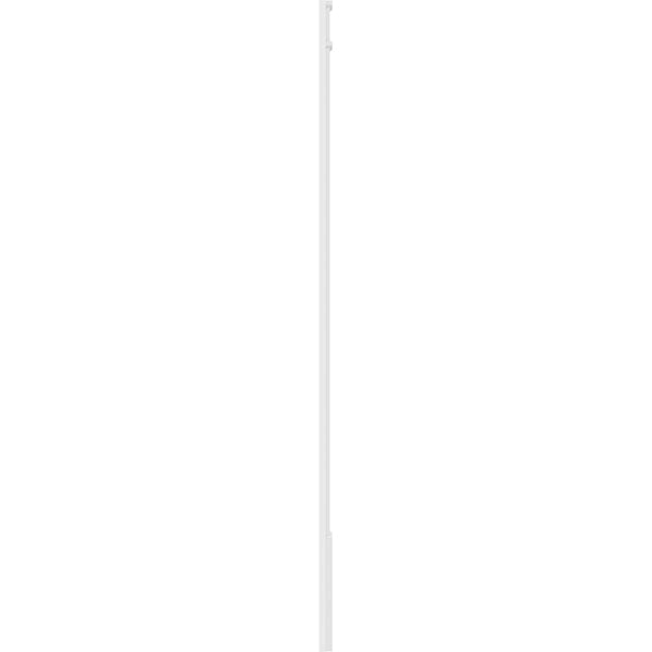 Flat Panel PVC Pilaster with Decorative Capital & Base (Pair) N44116