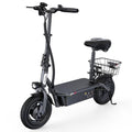 Electric Scooter with Seat, 14" Pneumatic Tire, Height Adjustable Seat T186125