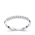 1/4 Carat Diamond Wedding Ring Band on White Gold D201