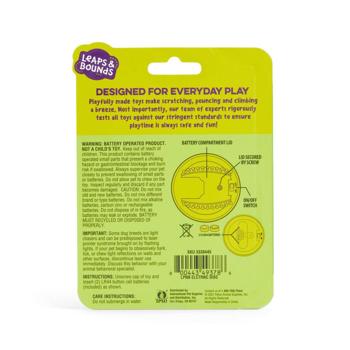 Electronic Disc Cat Toy E9190