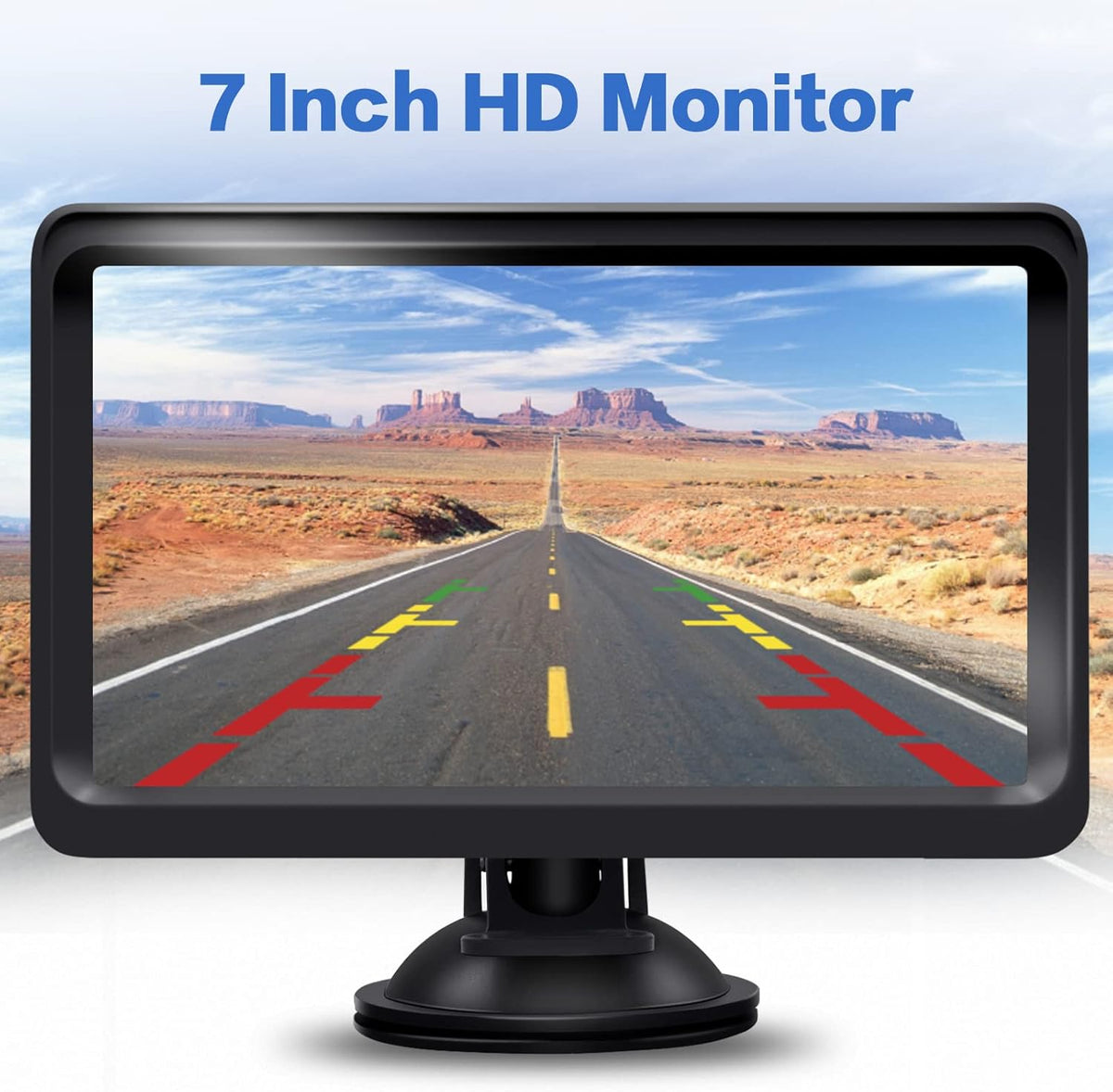 7 Inch Monitor Kit HD 1080P IP69 Waterproof Rear View Camera with 12 LED, Pack of 2 V308752