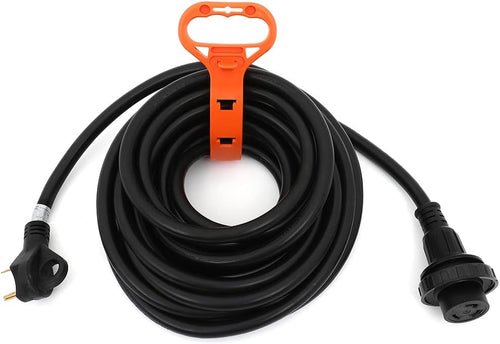 30Amp 36 Foot RV Power Extension Cord 10AWG/3C Wire TT-30P to L5-30R Twist Lock I4539