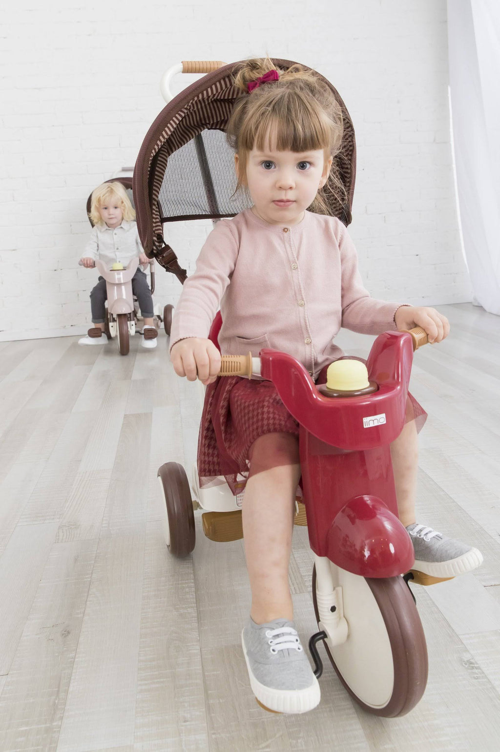 3-in-1 Folding Tricycle with Canopy White F46731