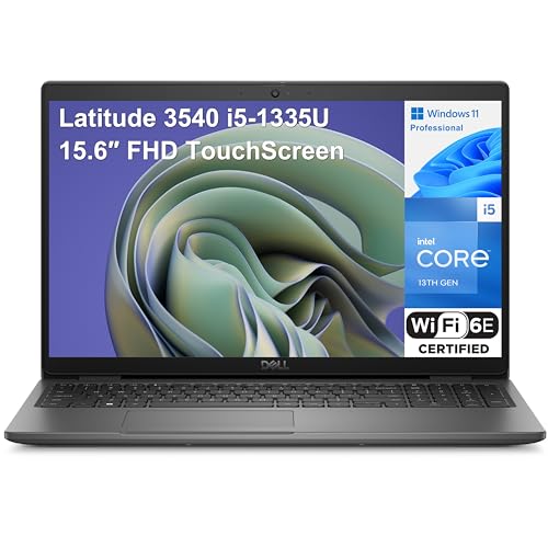 Black 15.6" Touchscreen FHD Laptop Computer, 13th Gen Intel 10-Core i5-1335U, 64GB DDR4 RAM, 4TB PCIe SSD, WiFi 6E, Bluetooth, Windows 11 Pro A92925