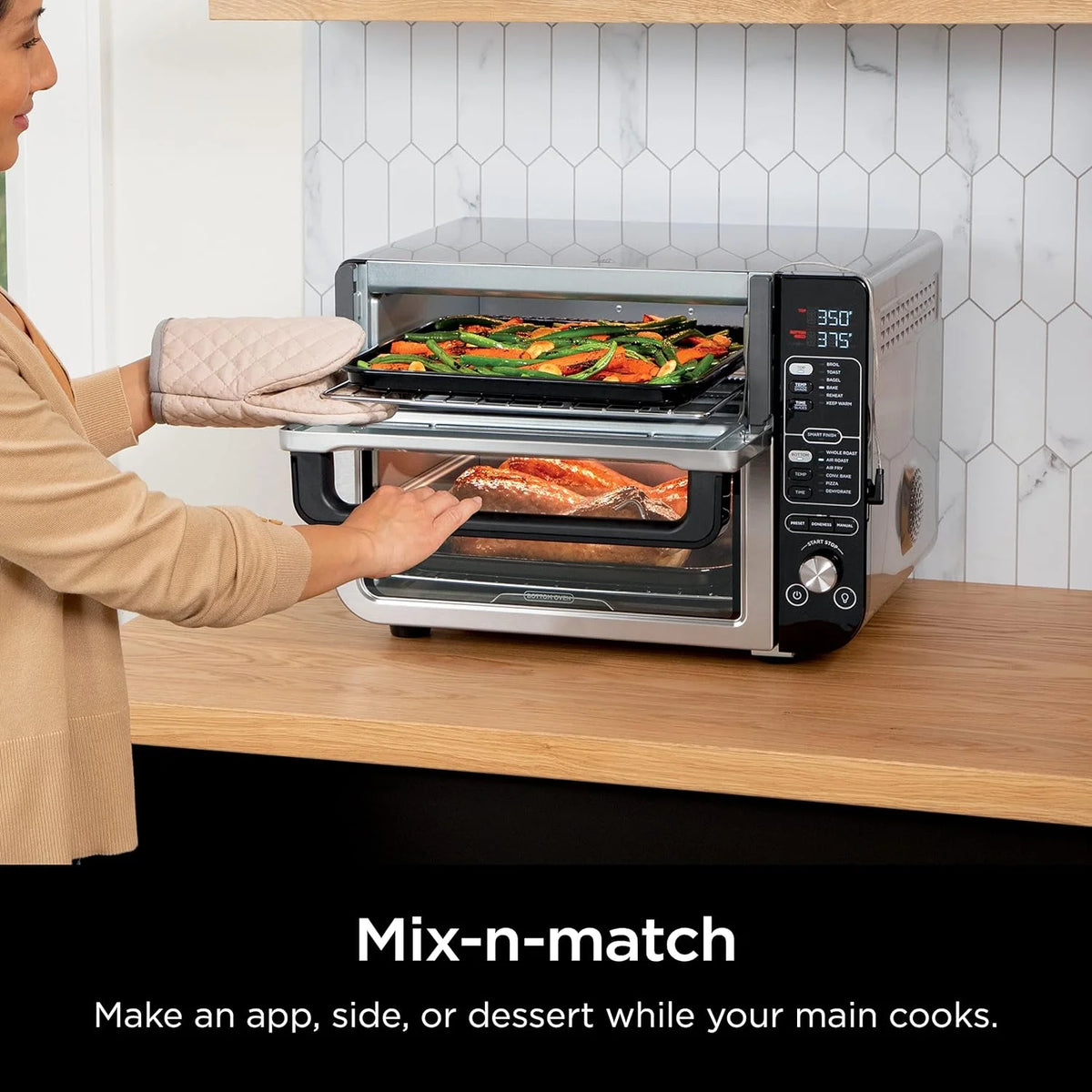 Stainless Steel Double Oven with Air Fry I372
