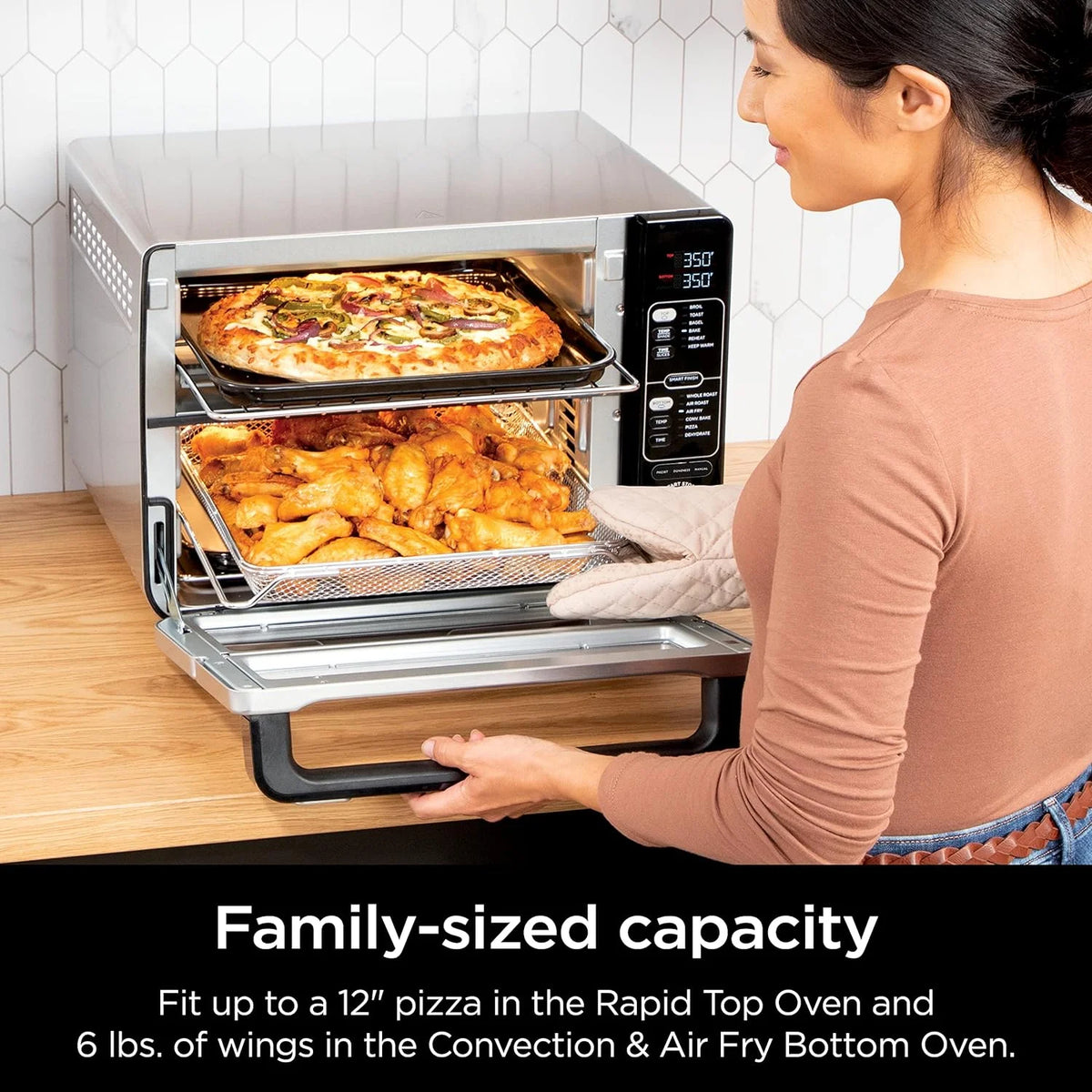 Stainless Steel Double Oven with Air Fry I372