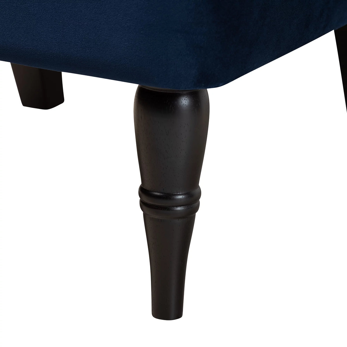 Navy Blue Slipper Chair T3187