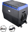 12 Volt Portable Car Refrigerator Freezer with Wheels K86157
