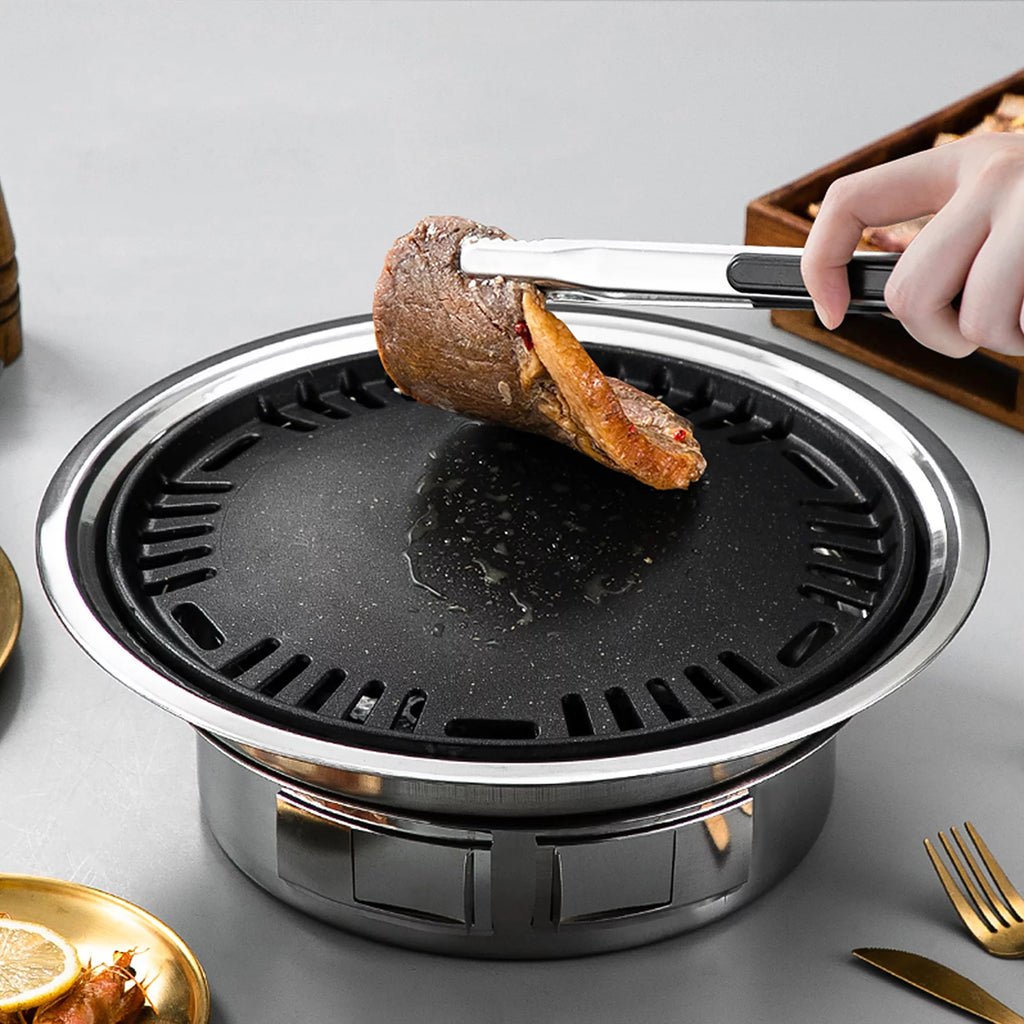 Charcoal Grill Non-stick Stainless Steel BBQ Grill Q9566