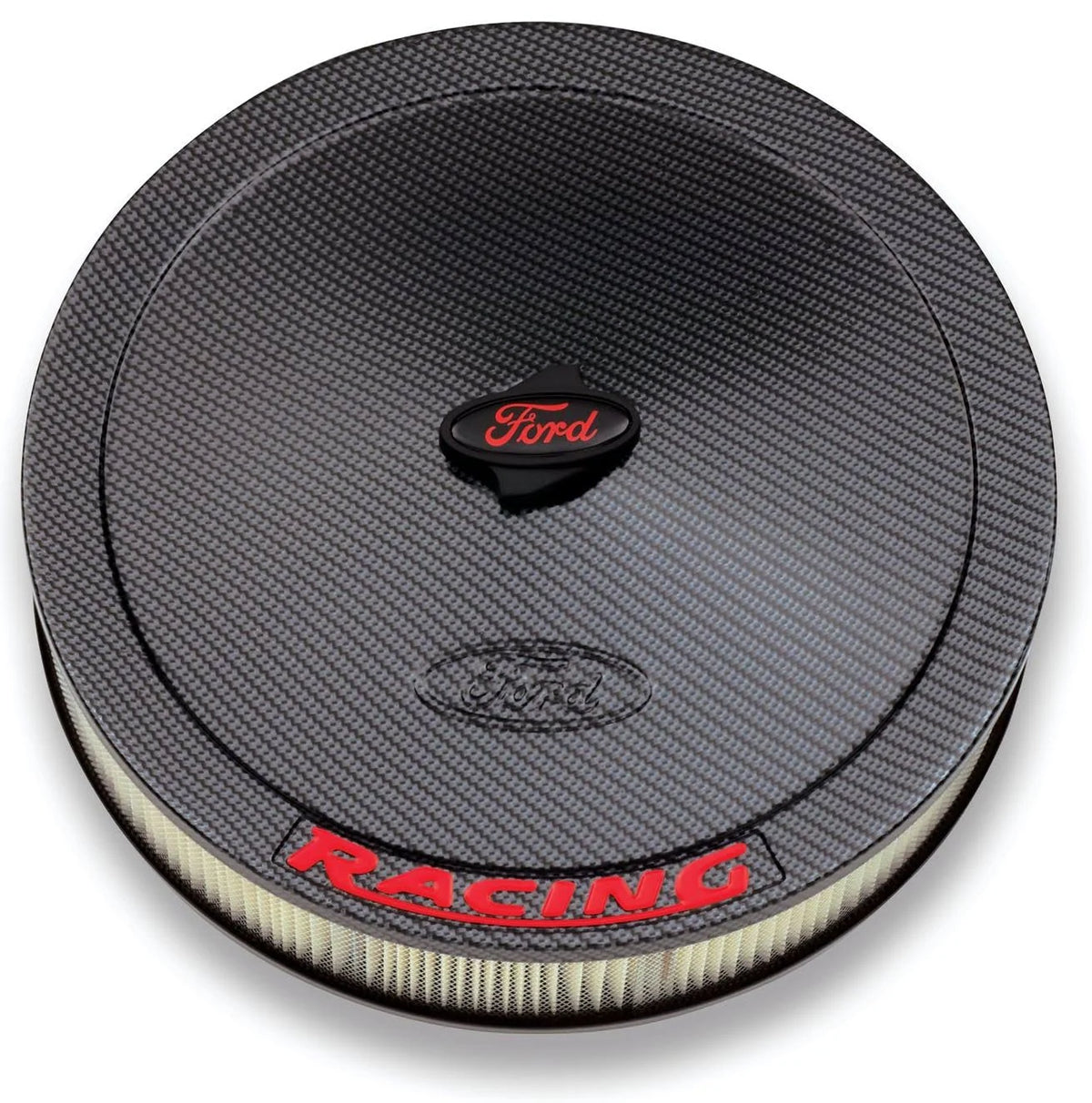 Carbon Style Ford Racing Air Cleaner Kit B743