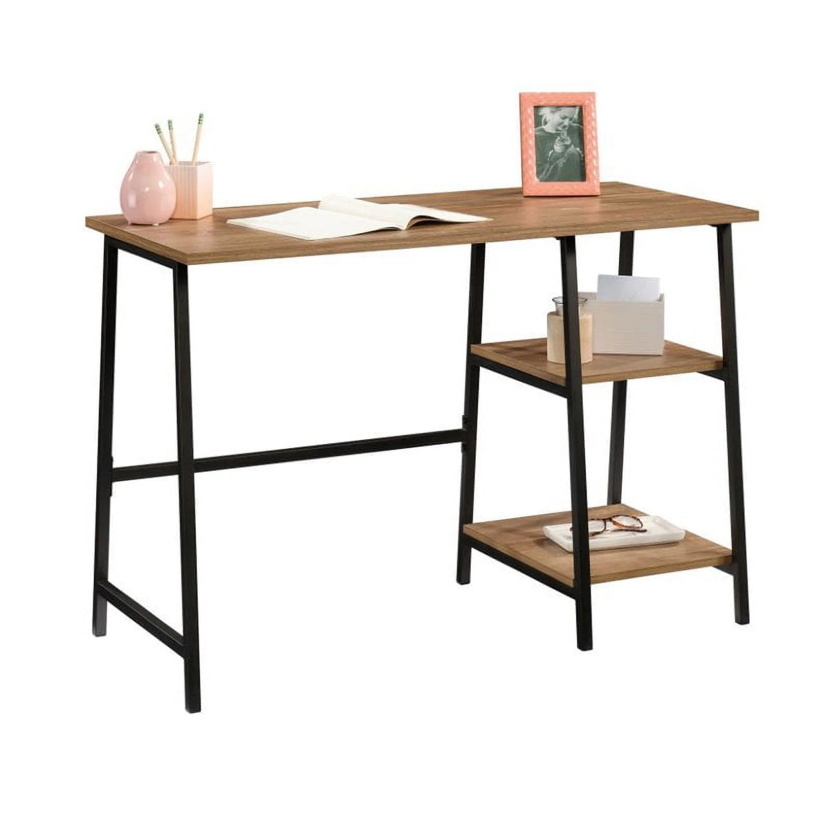 Single Pedestal Desk in Sindoori Mango S88715