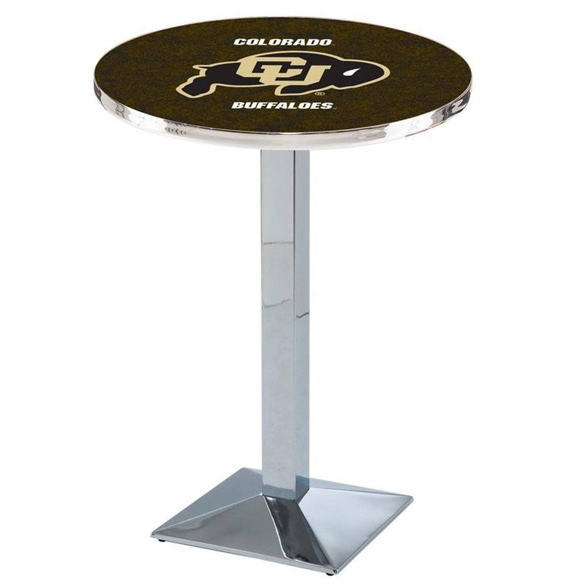 Chrome Pub Table 36 inch D1539