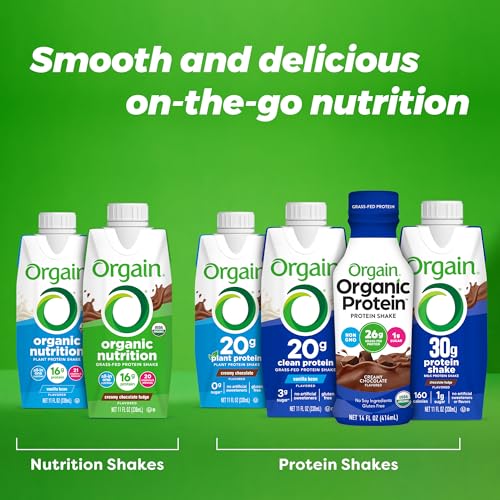 Vanilla Bean 20g Whey Protein Shake, 11 Fl Oz (Pack of 12) U53849