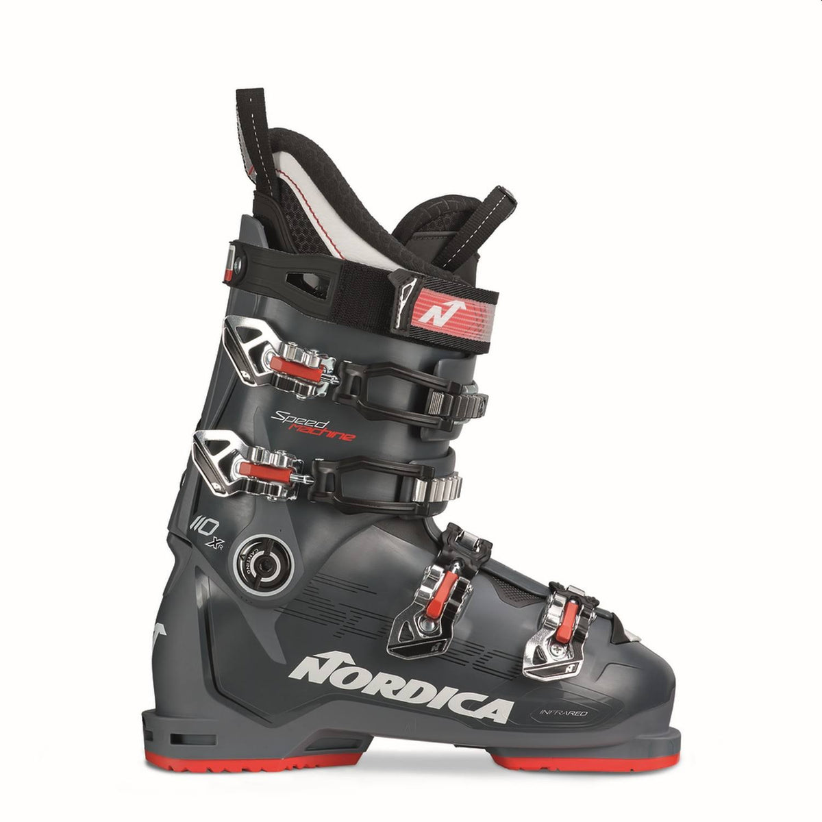 Anthracite/Black/Red Ski Boots O872
