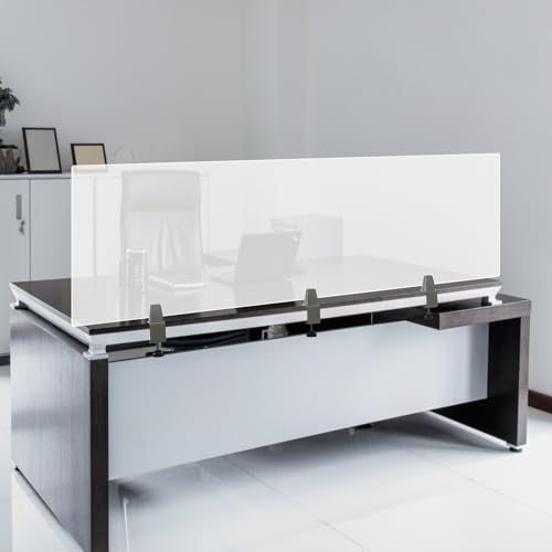 Frosted Acrylic Clamp-on Privacy Panel (17x18x2in) Z2452