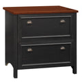 Antique Black Lateral File Cabinet Z329