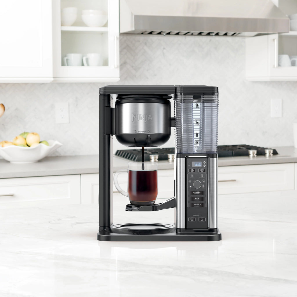 Single Serve Coffee Maker with Glass Carafe B344
