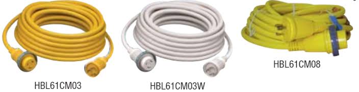 30A 125V Shore Power Cable Sets X95301