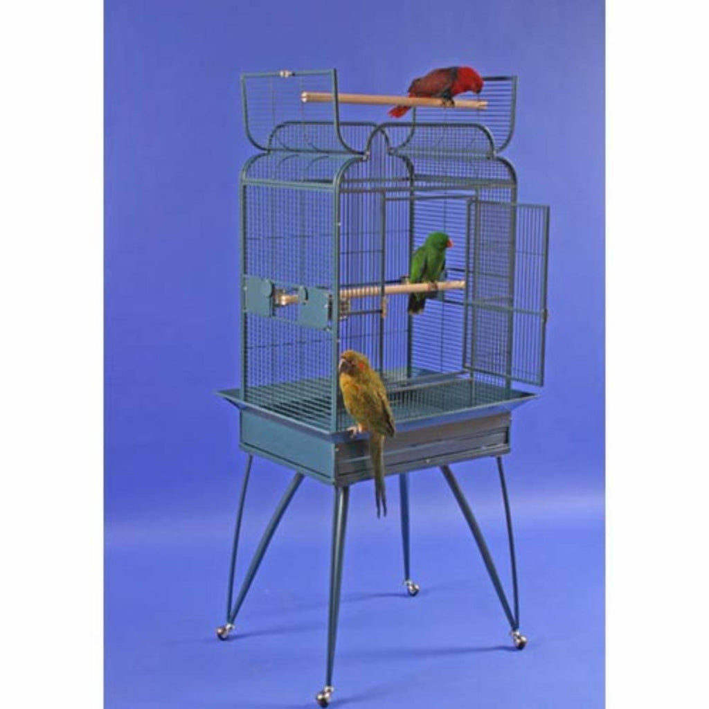 Large Victorian Dome Top Bird Cage Sandstone L743
