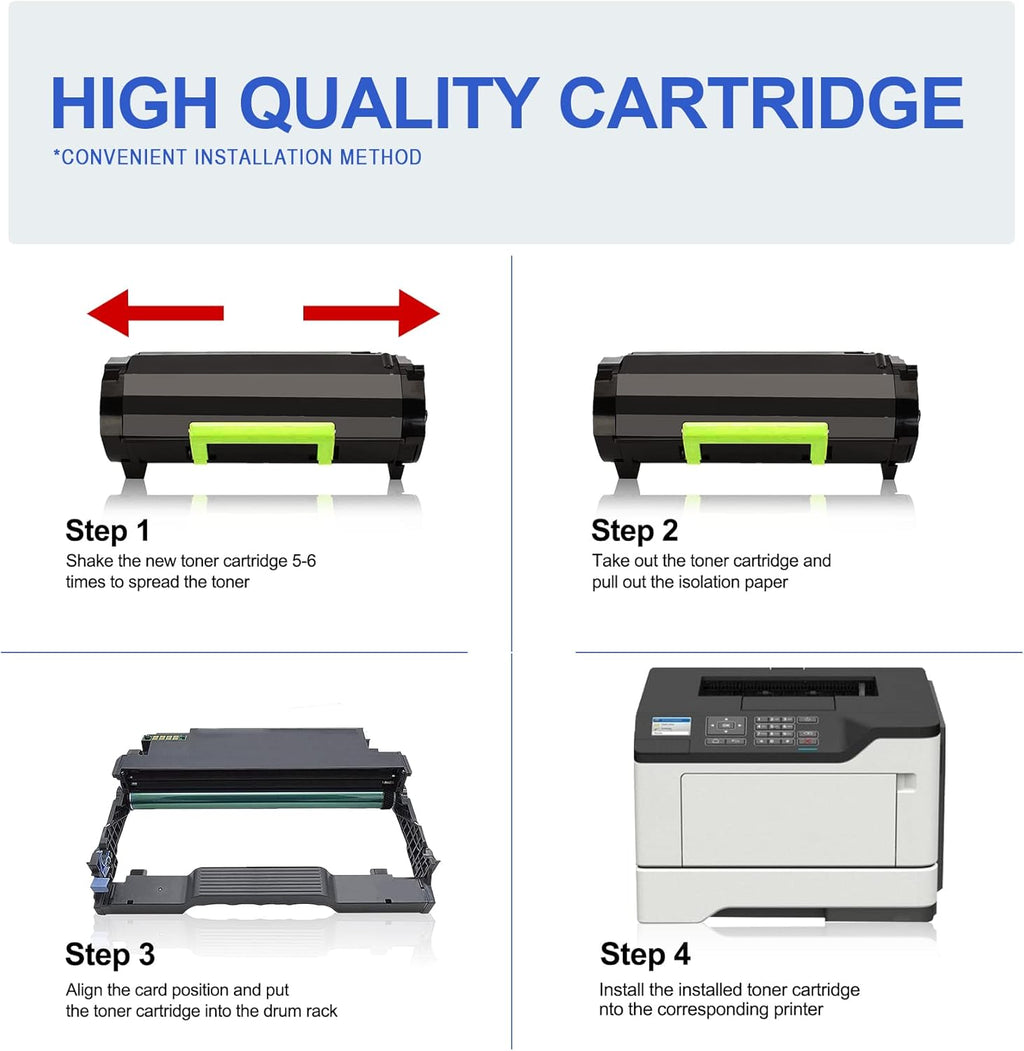 Compatible B2650 Series Toner Cartridge Replacement (1 Black) K47003