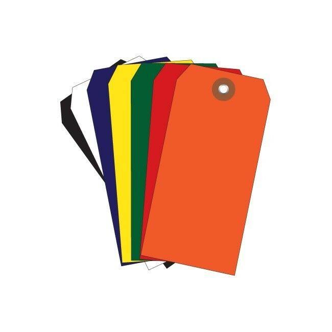 Yellow Plastic Shipping Tags, 100/Case Z4227