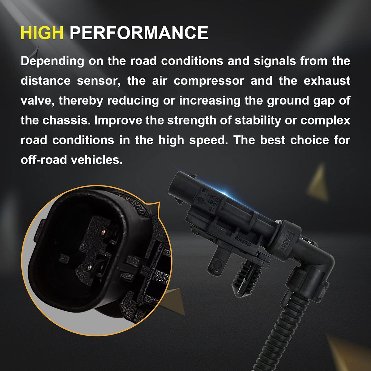 Rear Air Shock Absorber Pack of 2 V797