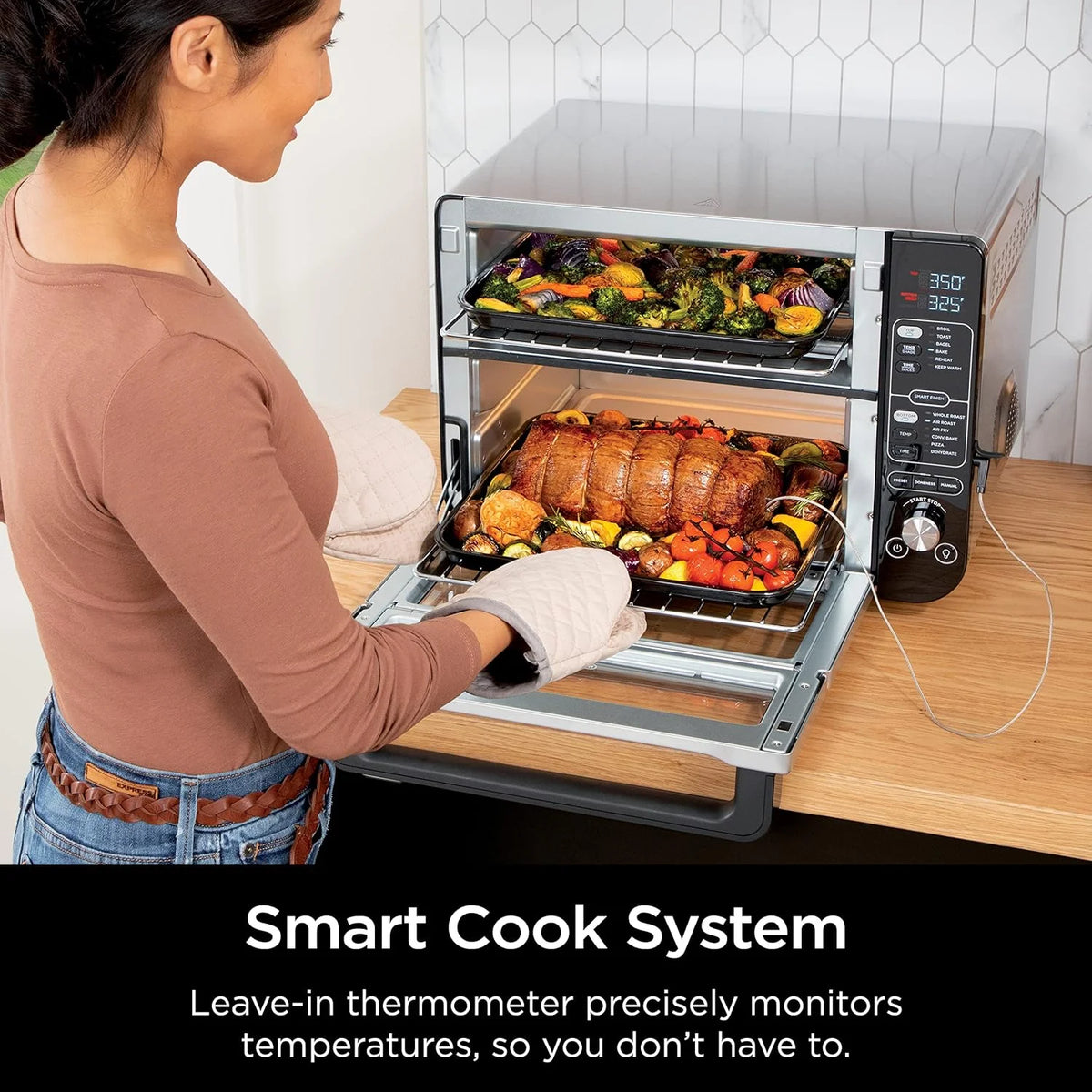 Stainless Steel Double Oven with Air Fry I372